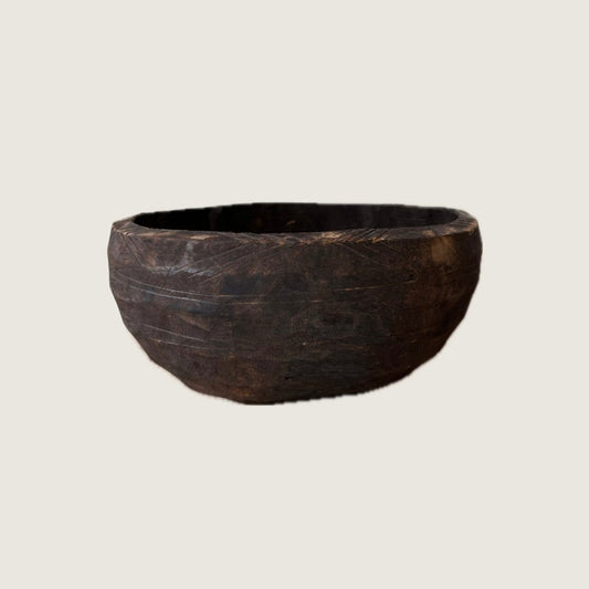 African wood bowl