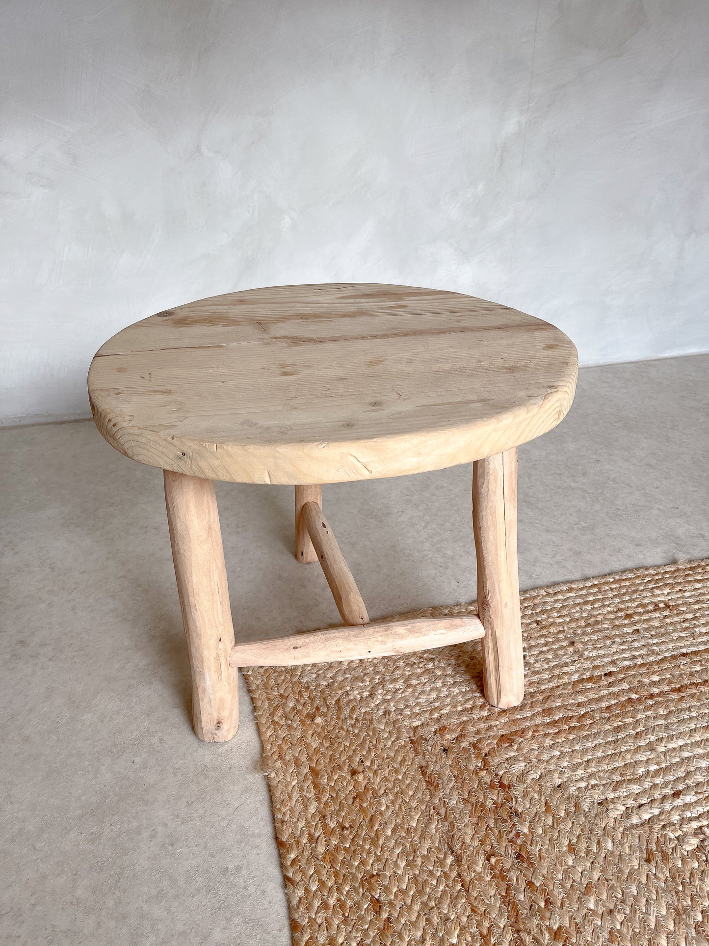 Rustic wood coffee table