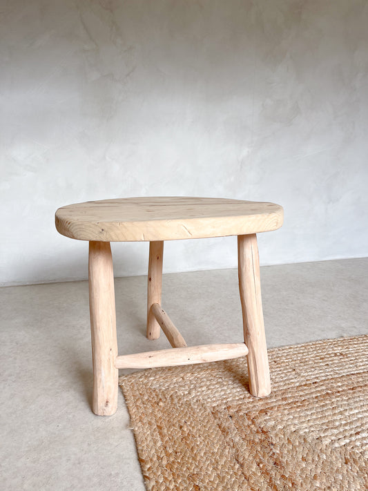 Rustic wood coffee table